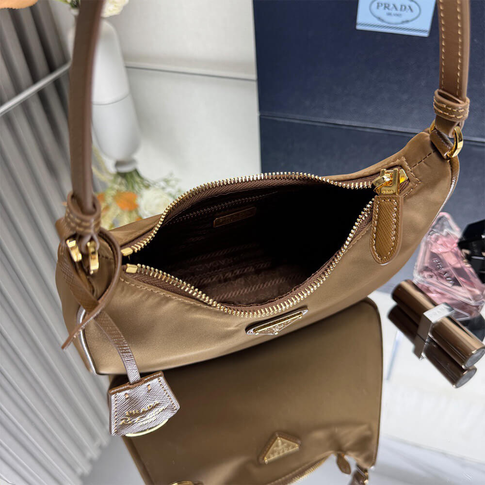 Pra*a Re-Edition 2005 Re-Nylon and Saffiano mini bag