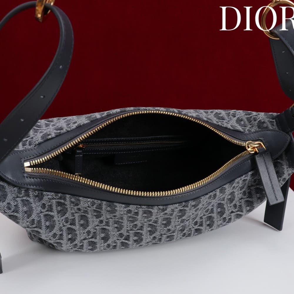 D10r Small D-Journey Bag in Two-Tone Calfskin(HIGH-END GRADE)
