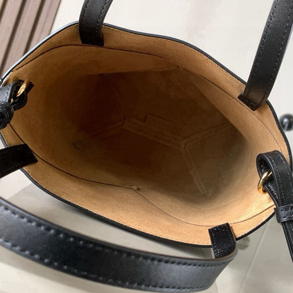 L0ew* Mini Puzzle Fold tote in shiny calfskin(HIGH-END GRADE)