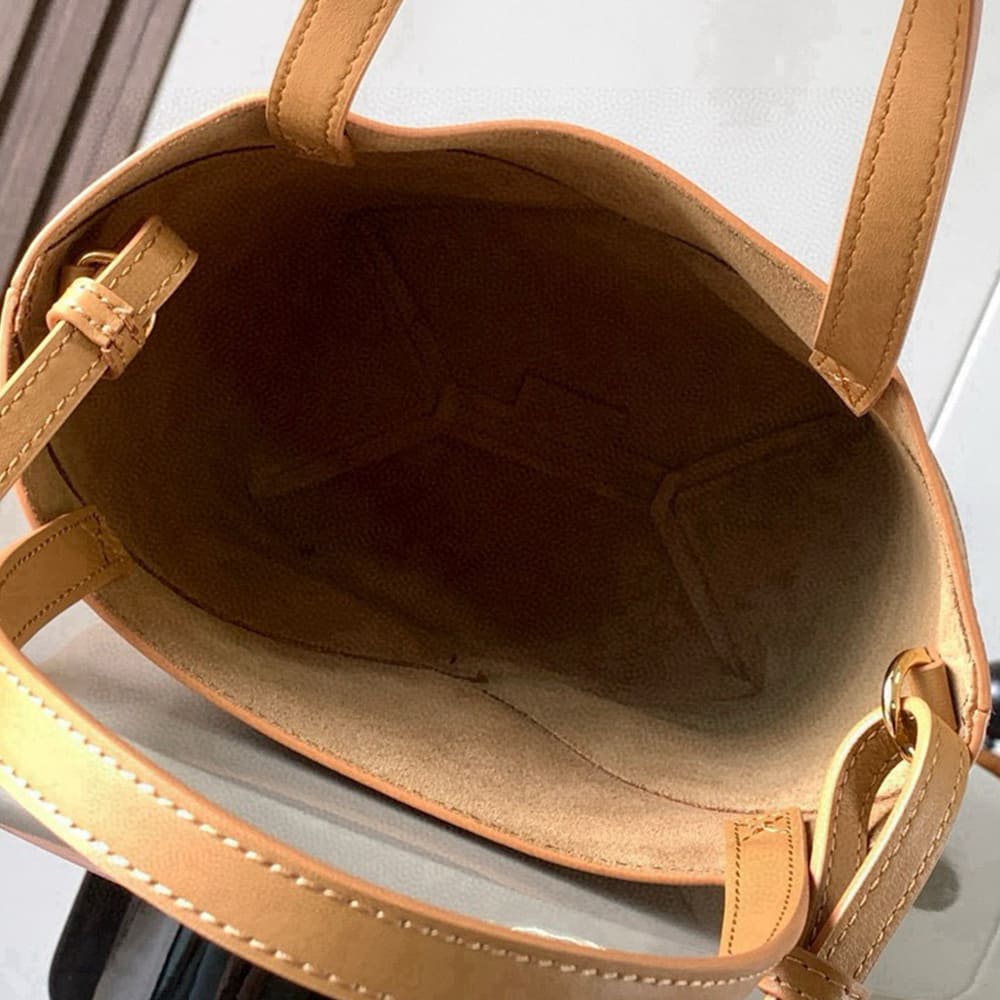 L0ew* Mini Puzzle Fold tote in shiny calfskin(HIGH-END GRADE)