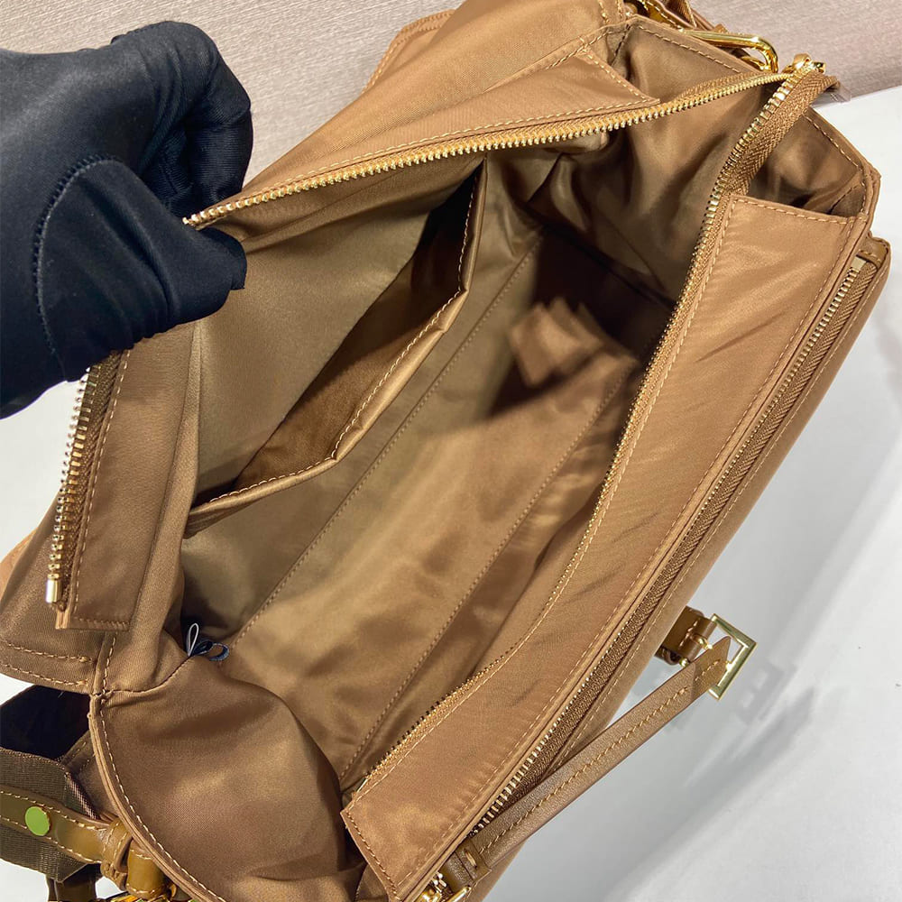 Pra*a Explore large Re-Nylon shoulder bag with flap(HIGH-END GRADE)