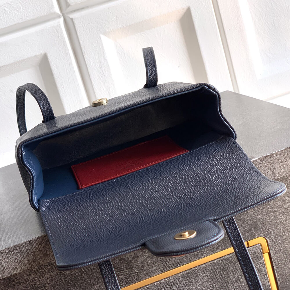 Ch**el Clutch with Leather Strap(HIGH-END GRADE)