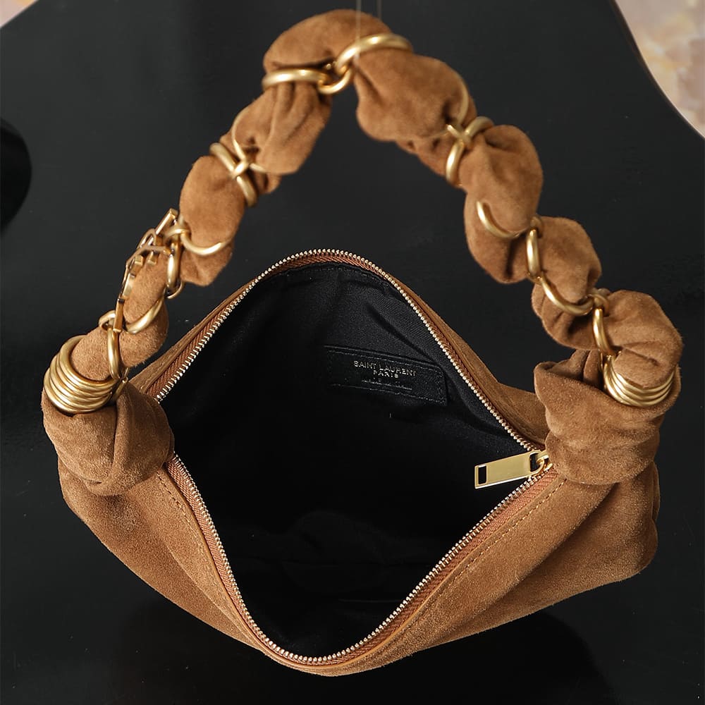 Y51 AMALIA mini hobo in suede(HIGH-END GRADE)