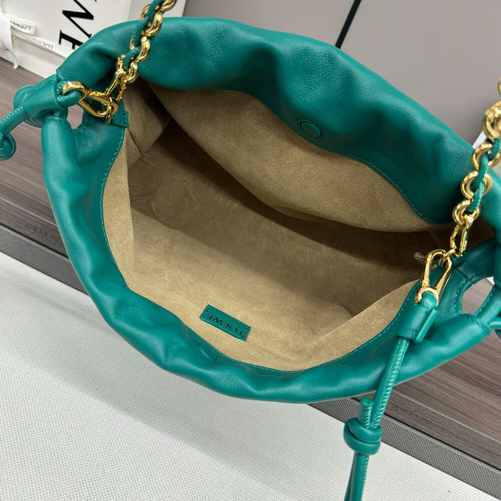L0ew* Medium Flamenco purse in mellow nappa lambskin