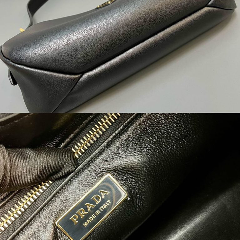 Pra*a Aimee medium leather shoulder bag
