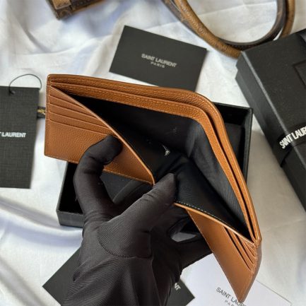 TINY CASSANDRE EASTWEST WALLET IN GRAINED LEATHER(HIGH-END GRADE)